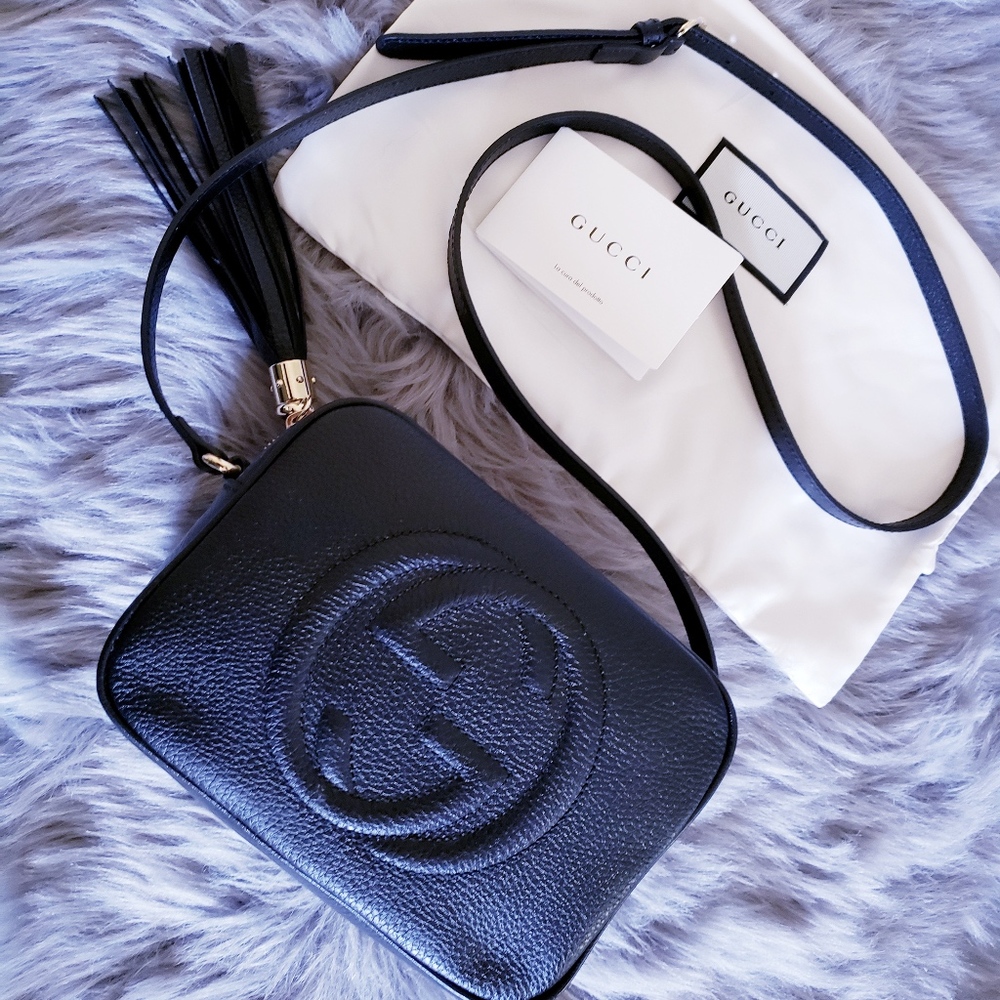 GUCCI Soho Disco black cross body AUTHENTIC
